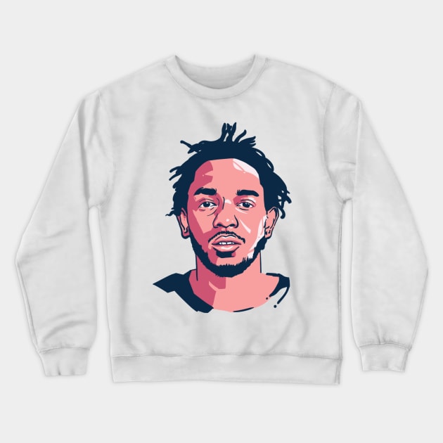 kendrick lamar simple art Crewneck Sweatshirt by pentaShop